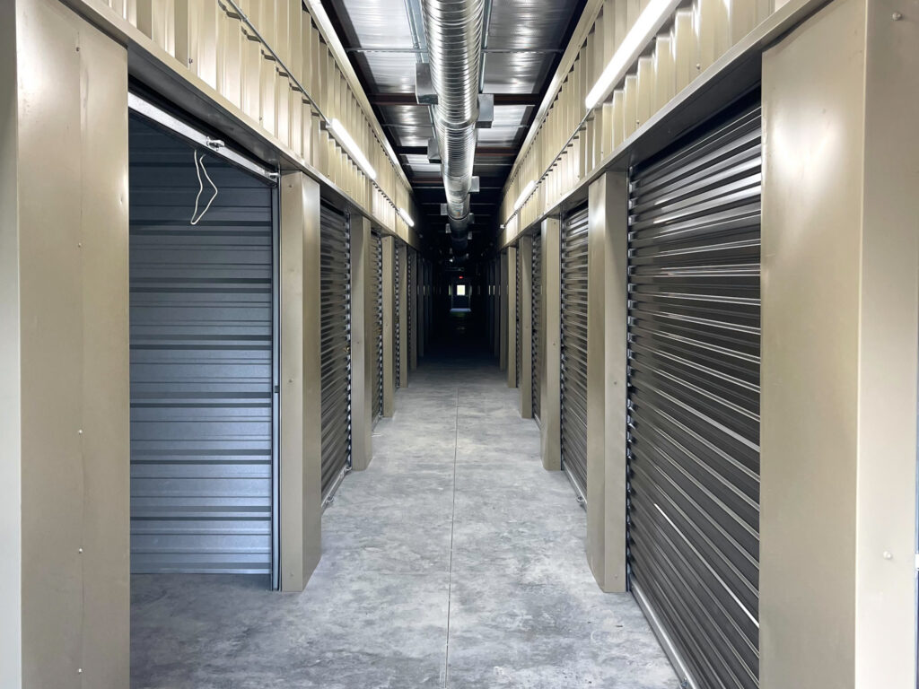 cedar-lock-storage-climate-controlled-storage-hallway-lebanon-tn Climate-controlled storage unit hallway at Cedar Lock Storage in Lebanon, TN